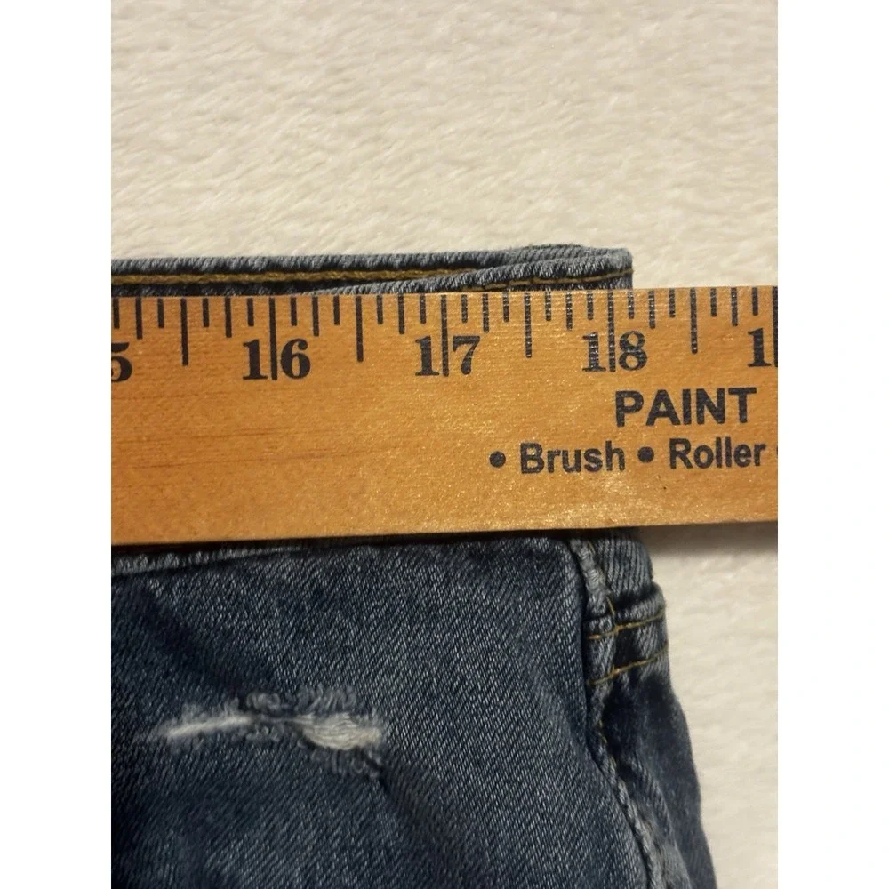Levis 502 Jeans Mens 36x29 (actual 36x27) Stretch Med‎ Wash All Seasons Distress